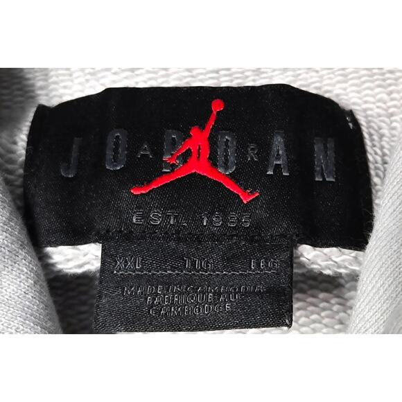 Jordan Size 2XL Men's Gray Union Bephies Beauty Supply Hoodie - Picture 2 of 11